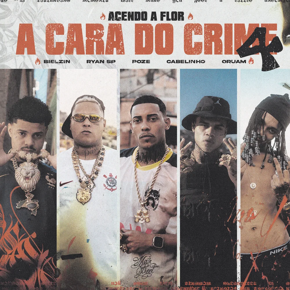 A cara do Crime 4 – Acendo  Flor (feat. MC Poze do Rodo , MC Cabelinho , Bielzin , Oruam e MC Ryan SP)
